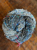 Hand Spun Alpaca Mohair Glass Beads-Sea Glass