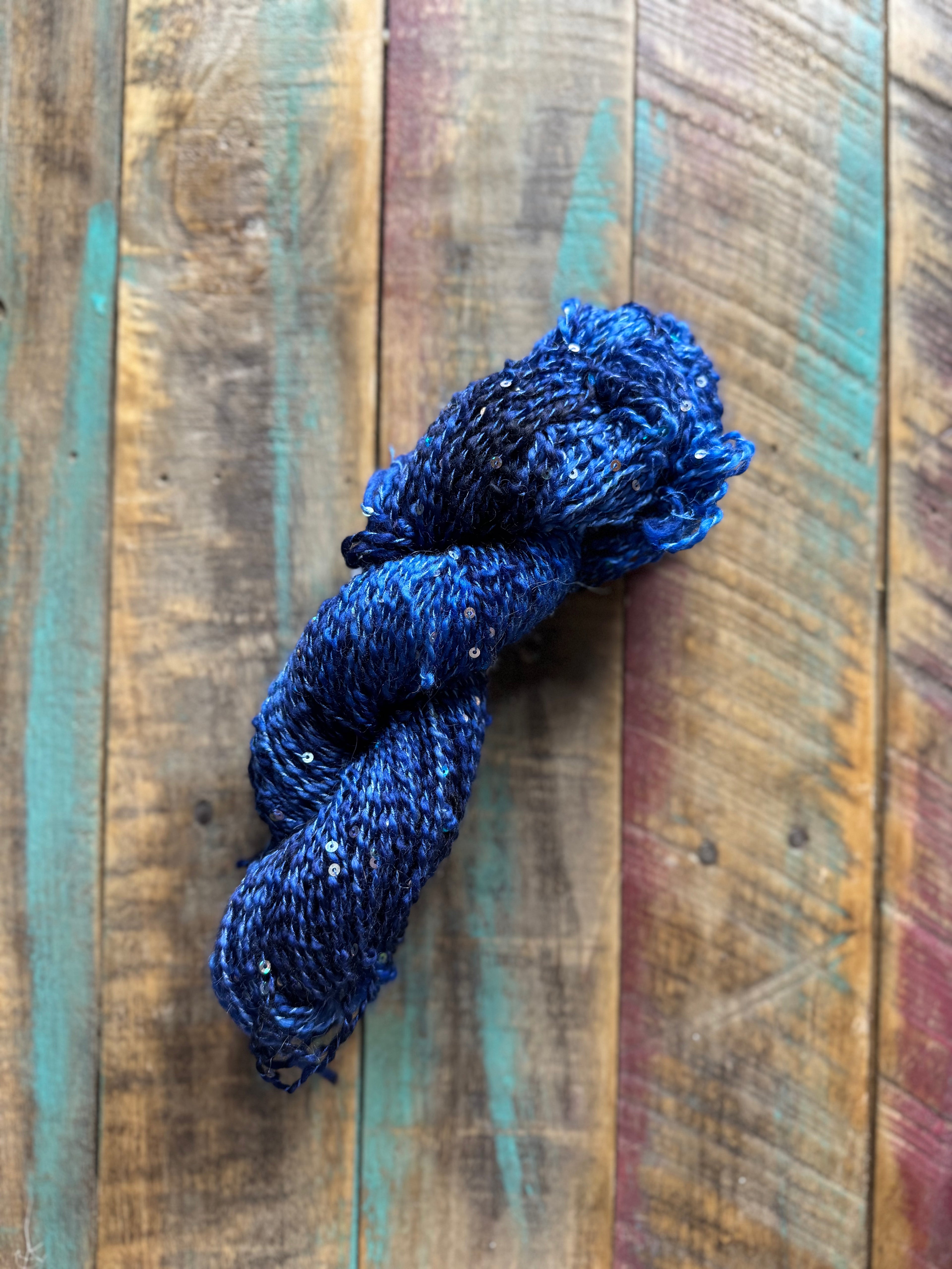 Sport Wool Tussah Silk Sequins