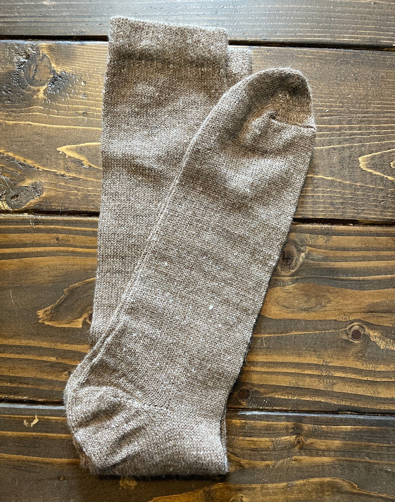 Alpaca Light Weight Boot Sock-Fawn