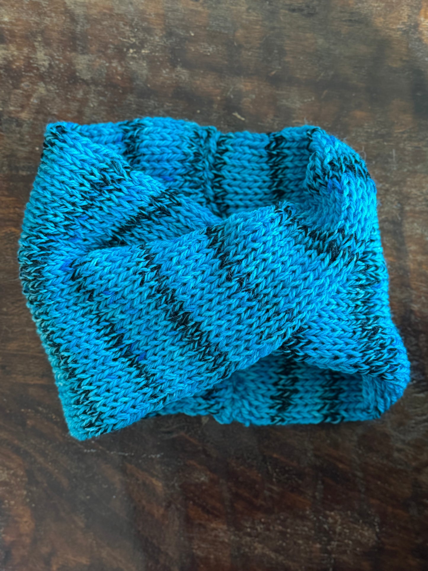 Double Knit Ear Warmer Headband-Twist