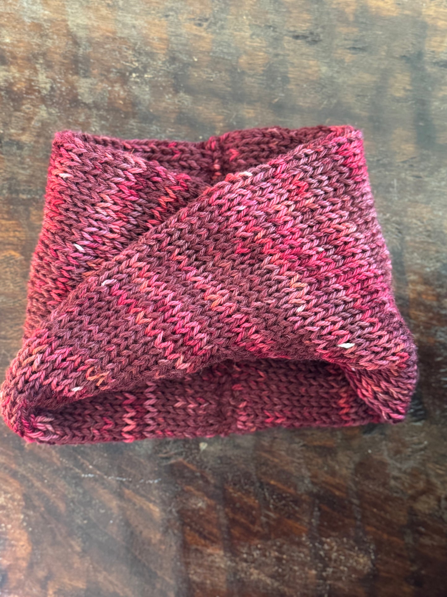 Double Knit Ear Warmer Headband-Twist