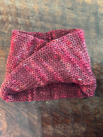 Double Knit Ear Warmer Headband-Twist