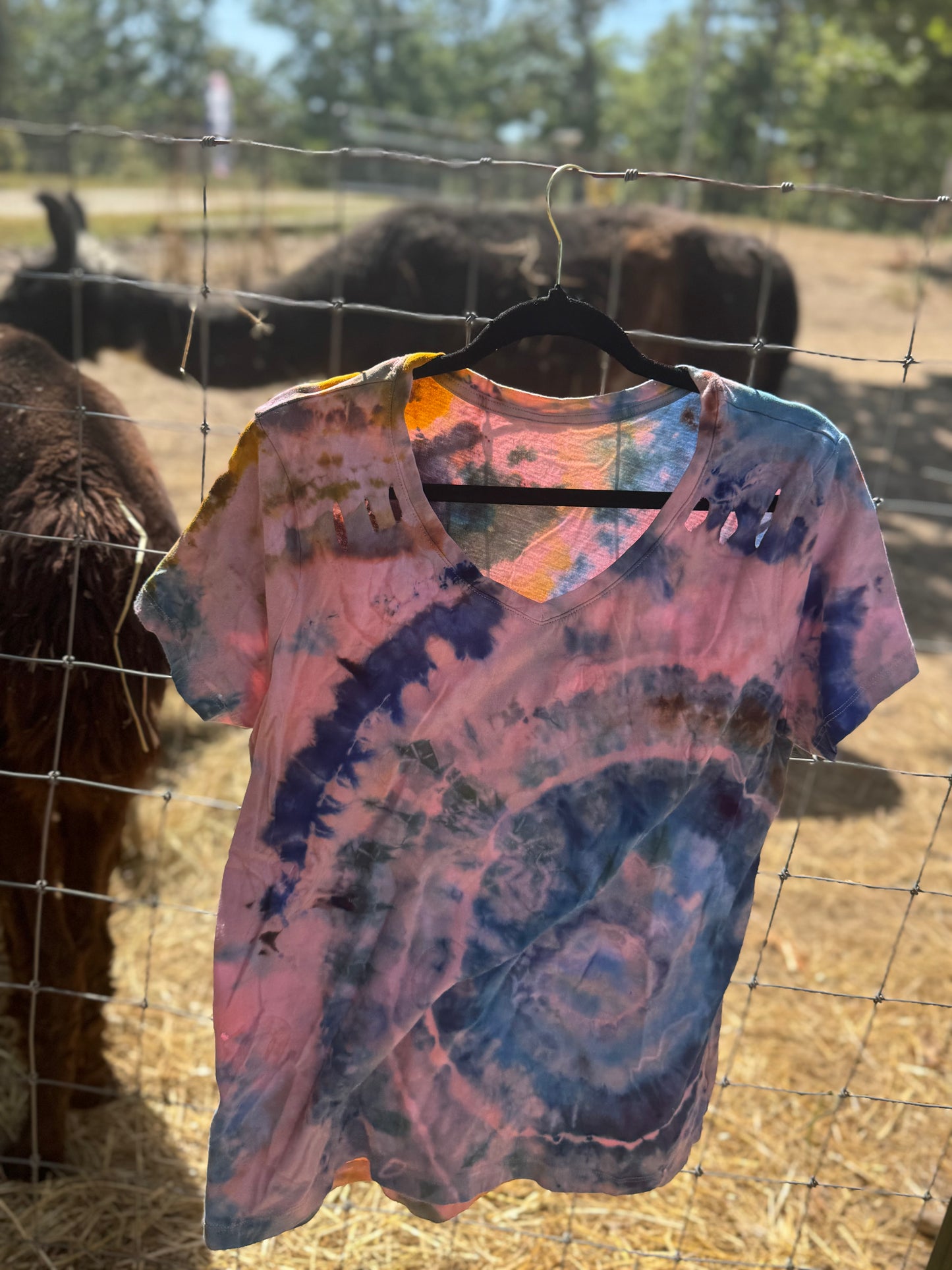 Short Sleeve Ice Dye Shirts