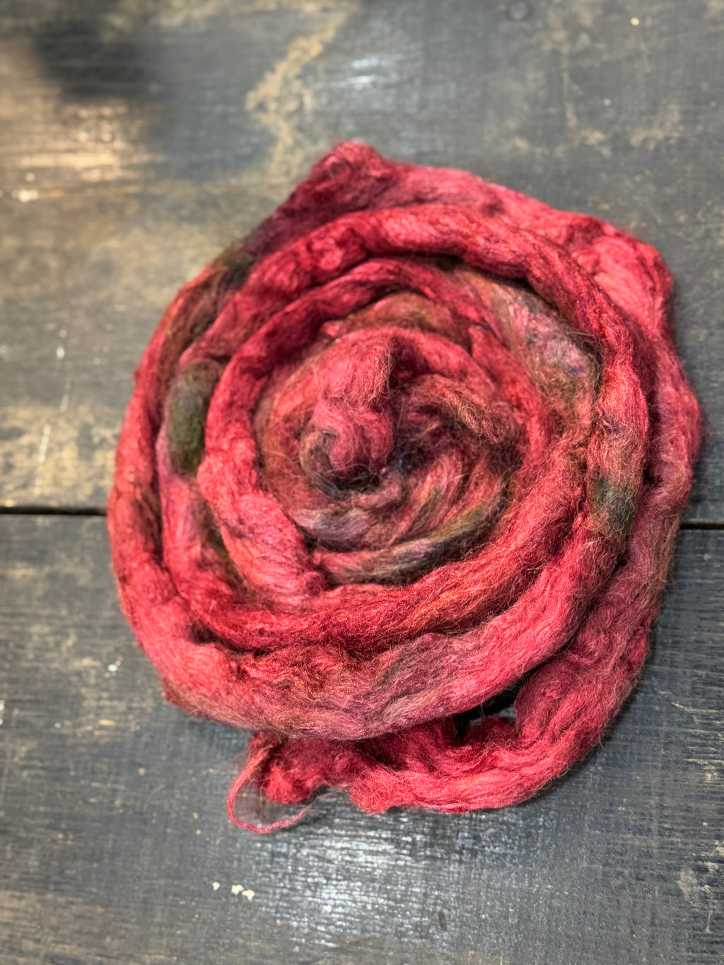 COMBED TOP ALPACA TUSSAH SILK