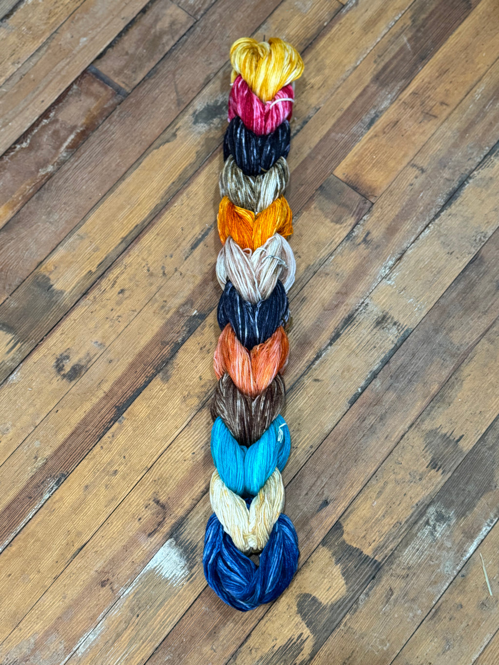 Worsted Superwash Wool Mini Bundle of 12