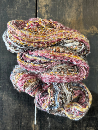 Worsted Wool Nylon Boucle