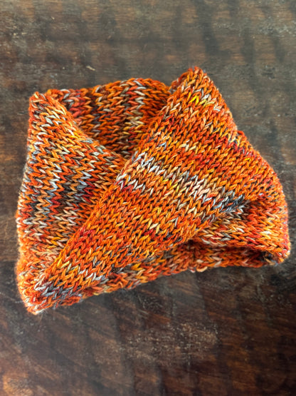 Double Knit Ear Warmer Headband-Twist