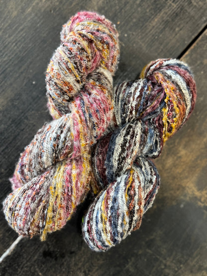 Worsted Wool Nylon Boucle