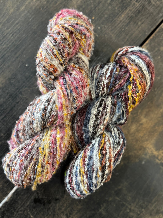 Worsted Wool Nylon Boucle