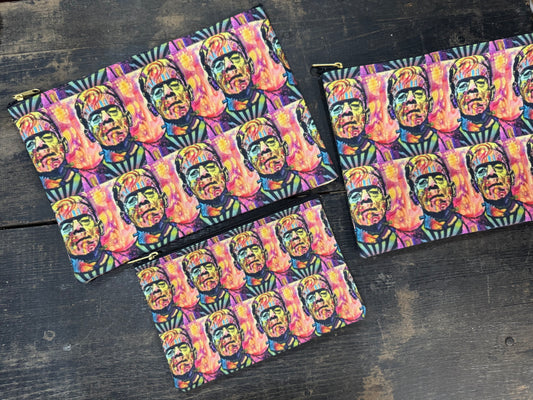 Accessory Zipper Pouch-Frankenstein