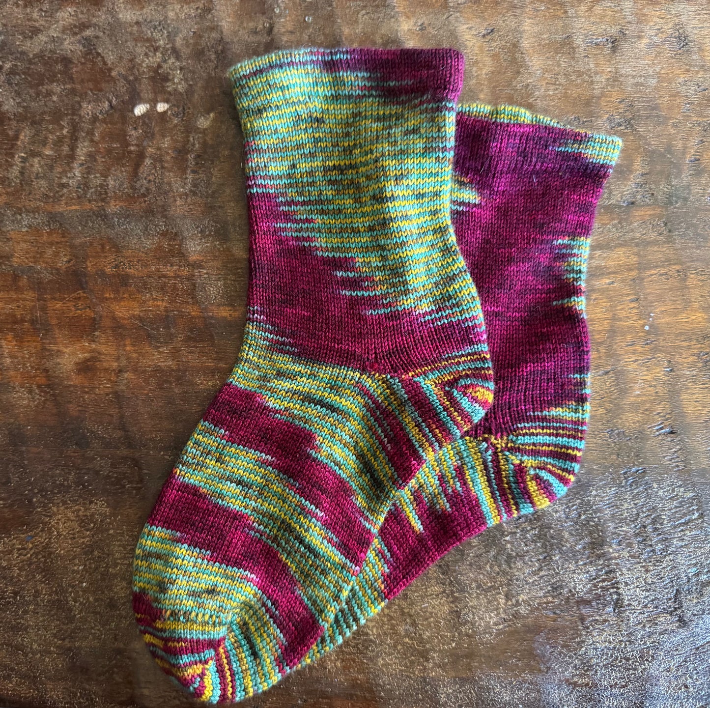 Cranked Knitted Socks