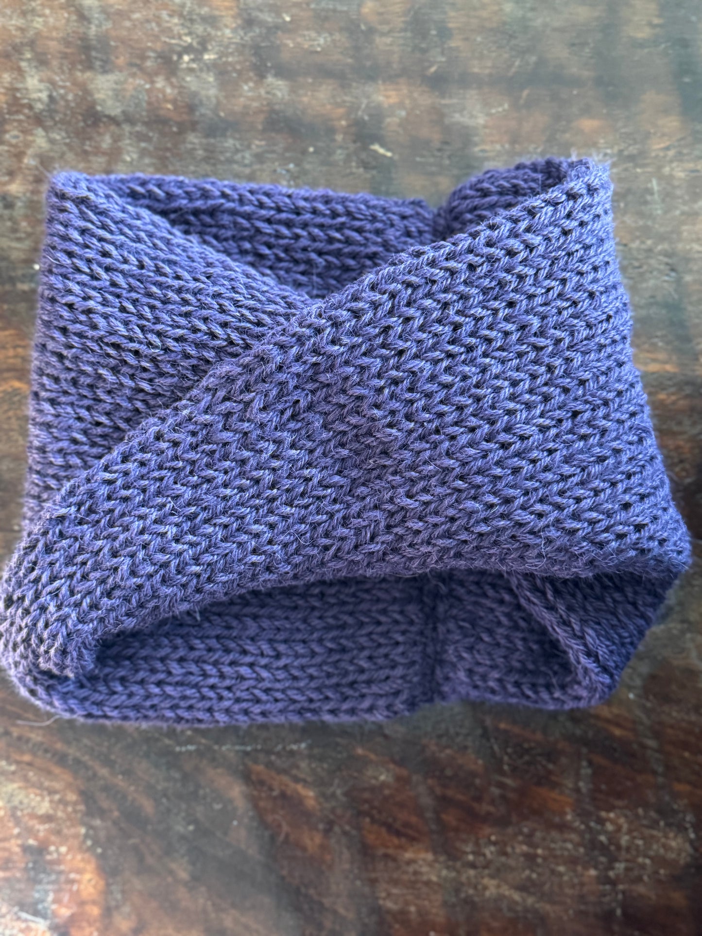 Double Knit Ear Warmer Headband-Twist