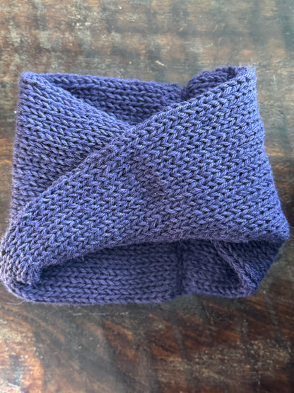 Double Knit Ear Warmer Headband-Twist