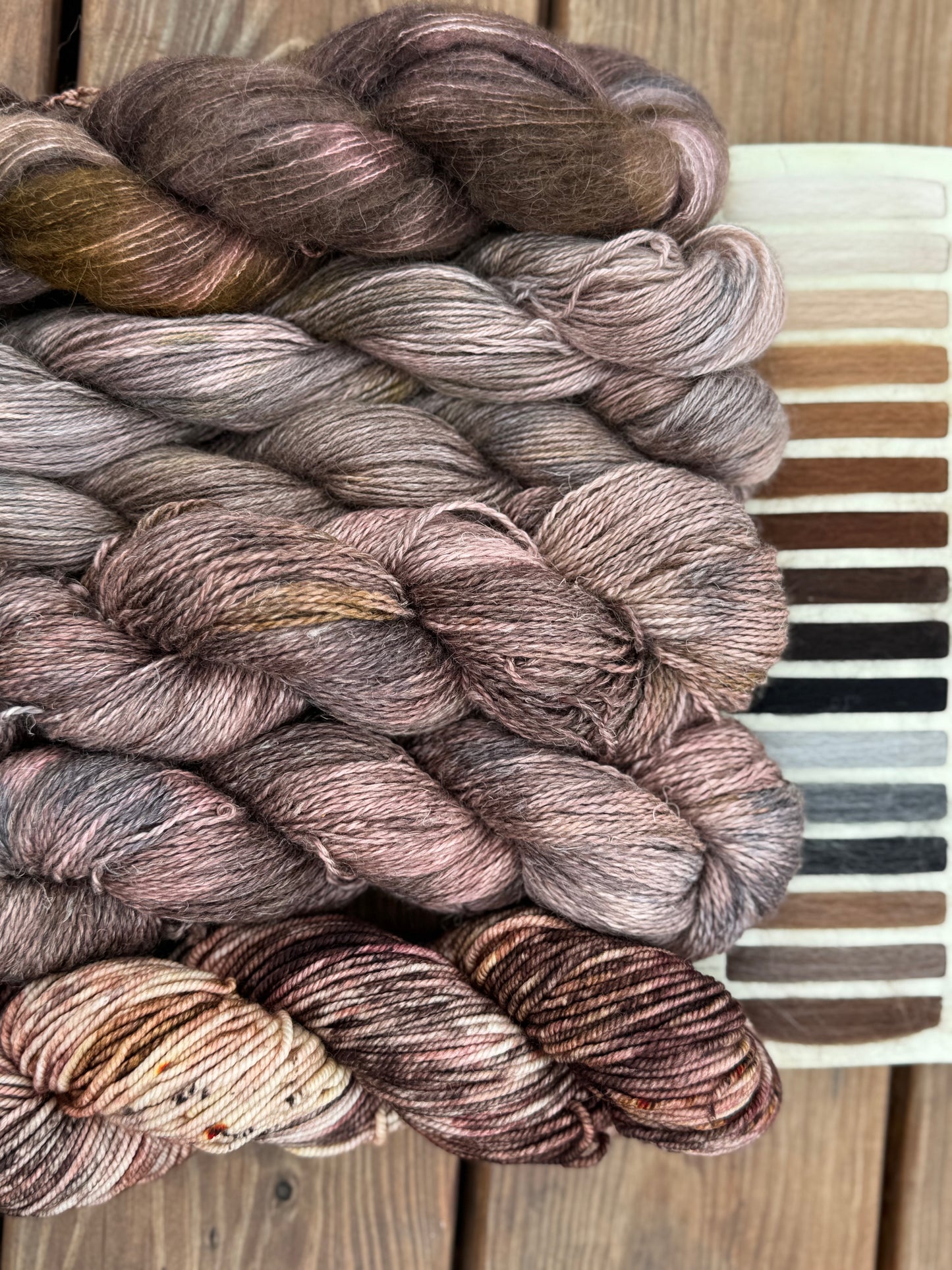 Mahogany Brown Yarn