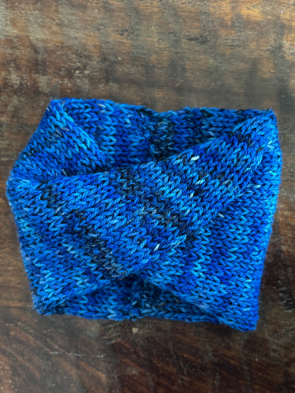 Double Knit Ear Warmer Headband-Twist