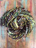 Hand Spun Alpaca Chenille Sparkle-Woodland Fairy