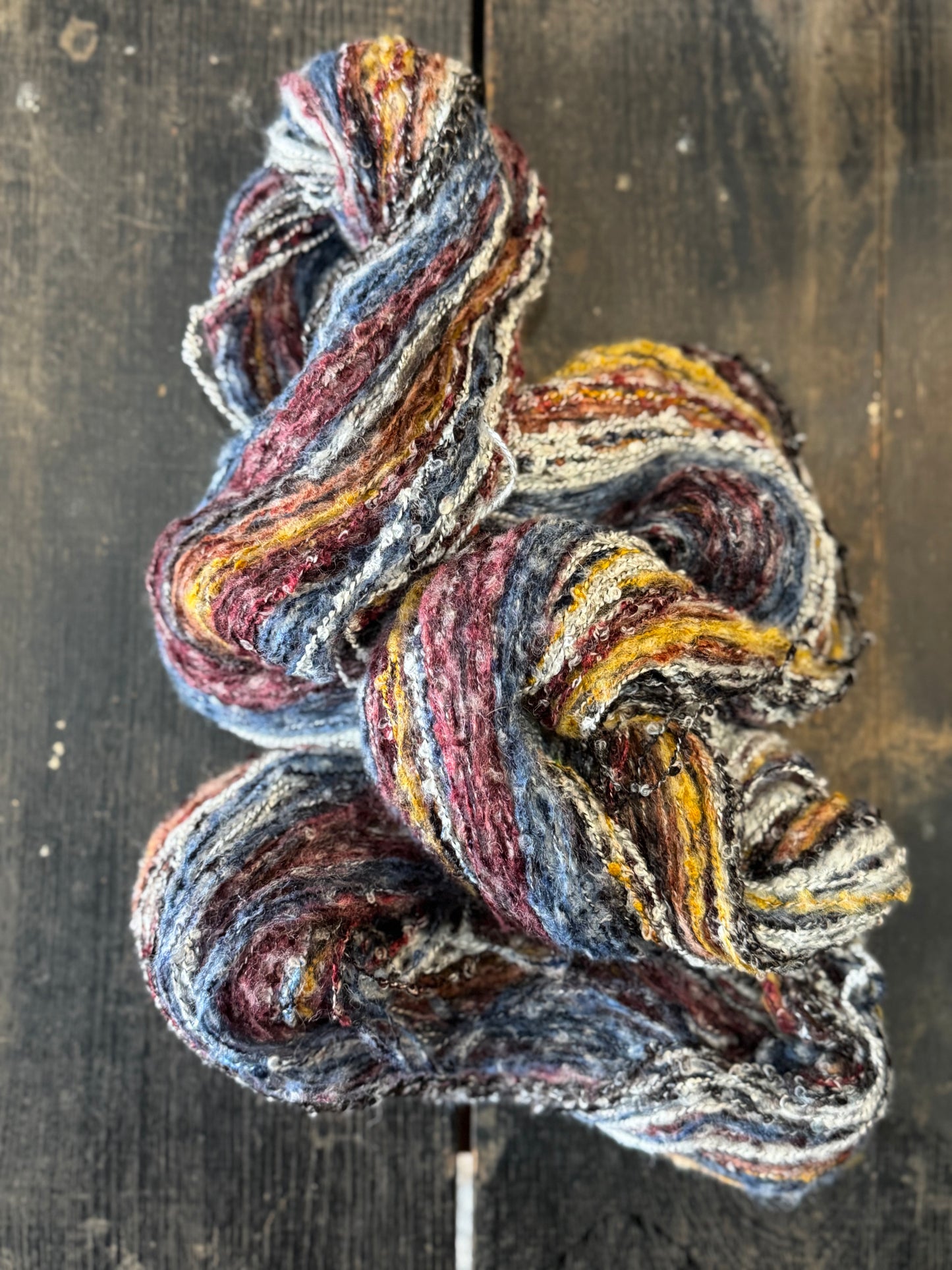 Worsted Wool Nylon Boucle