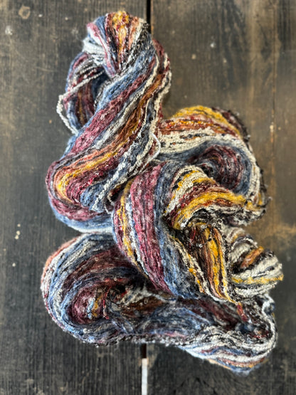 Worsted Wool Nylon Boucle