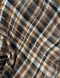Hand Woven Alpaca Baby Blanket-Diamond Plaid