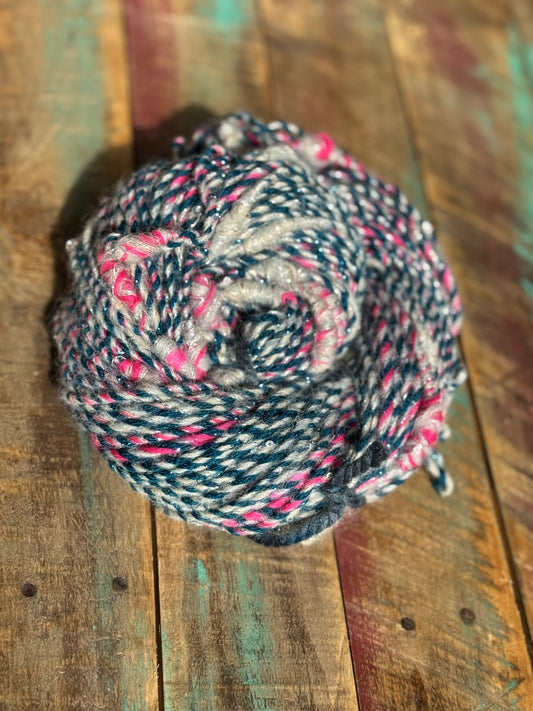 Hand Spun Bulky-Pink Opal