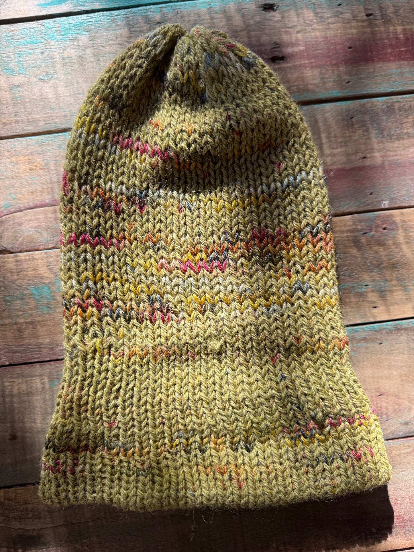 Double Knit Beanie-Pale Green