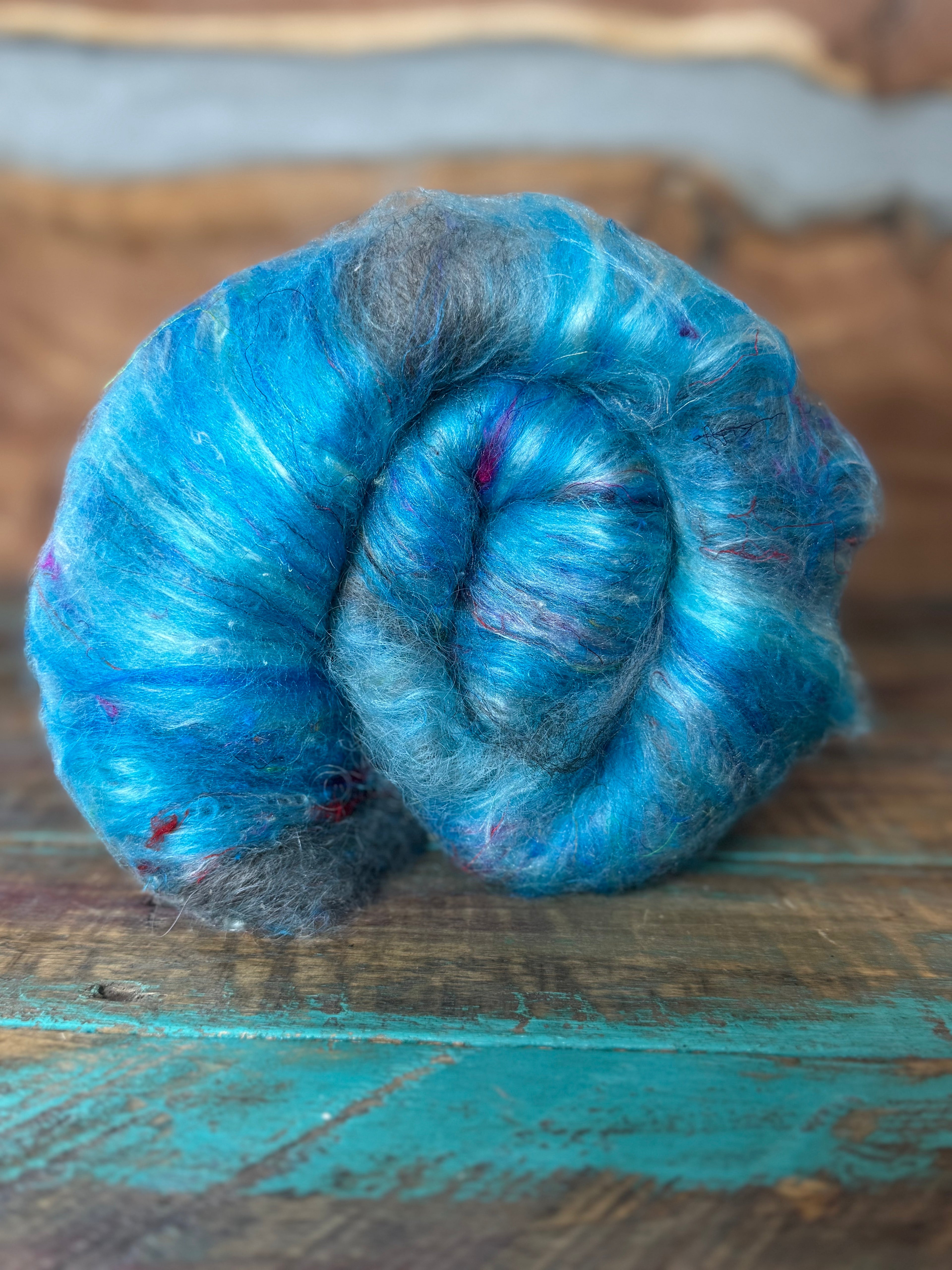 Turquoise Sari Batt