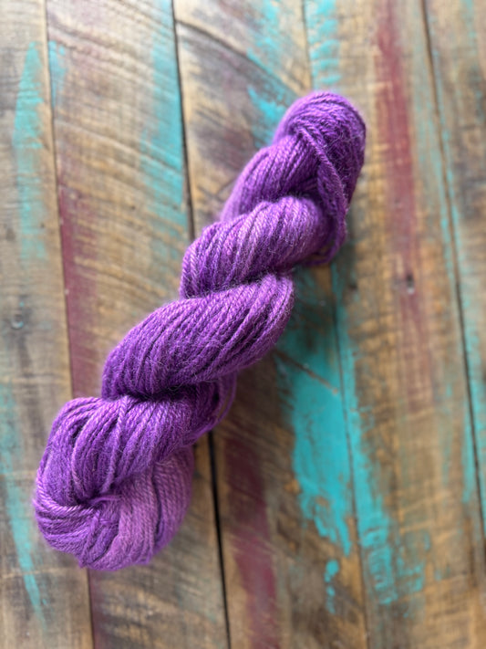 Worsted Suri Alpaca Merino Plum Purple