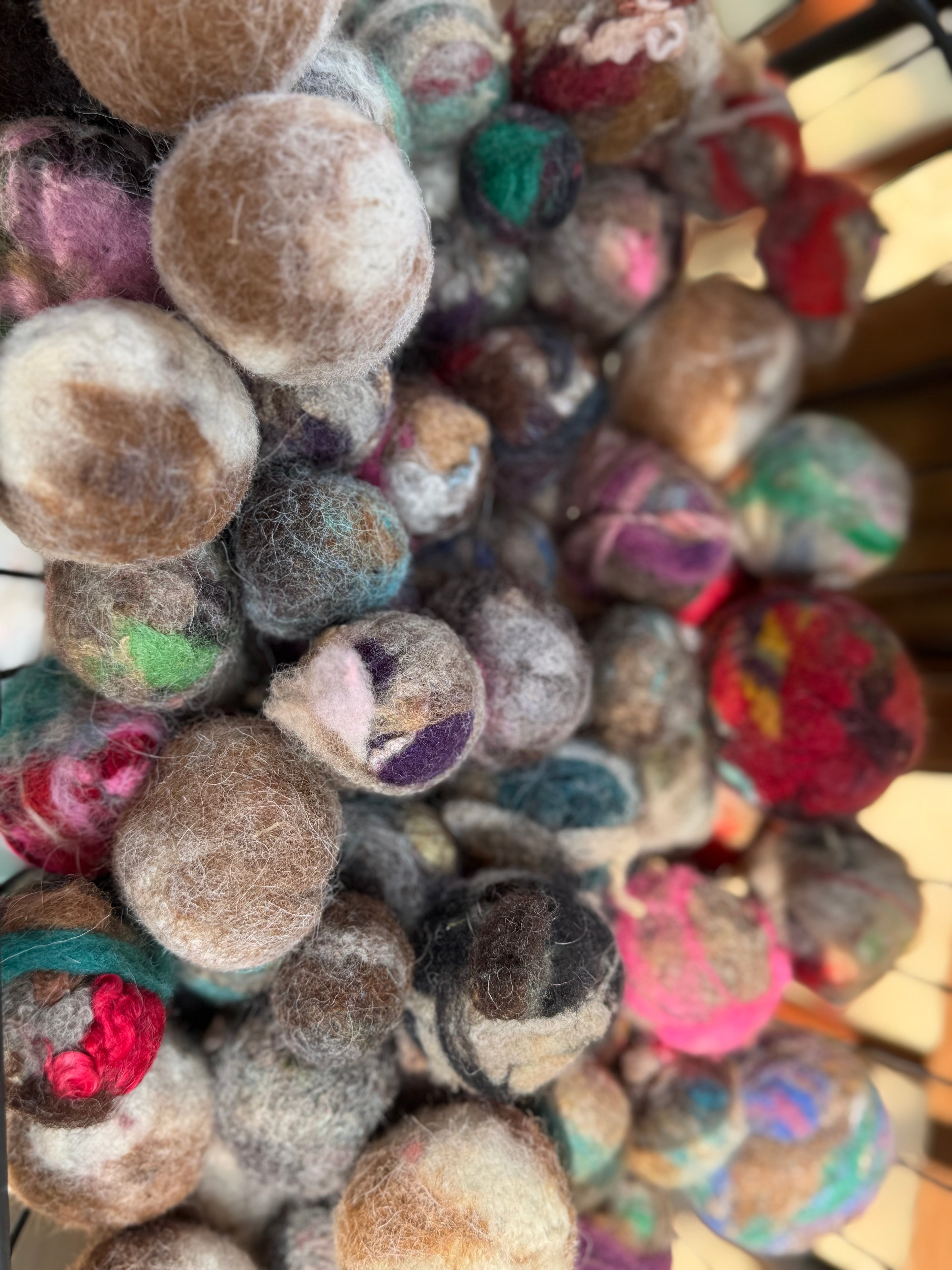 Felted Orb Cat Toy