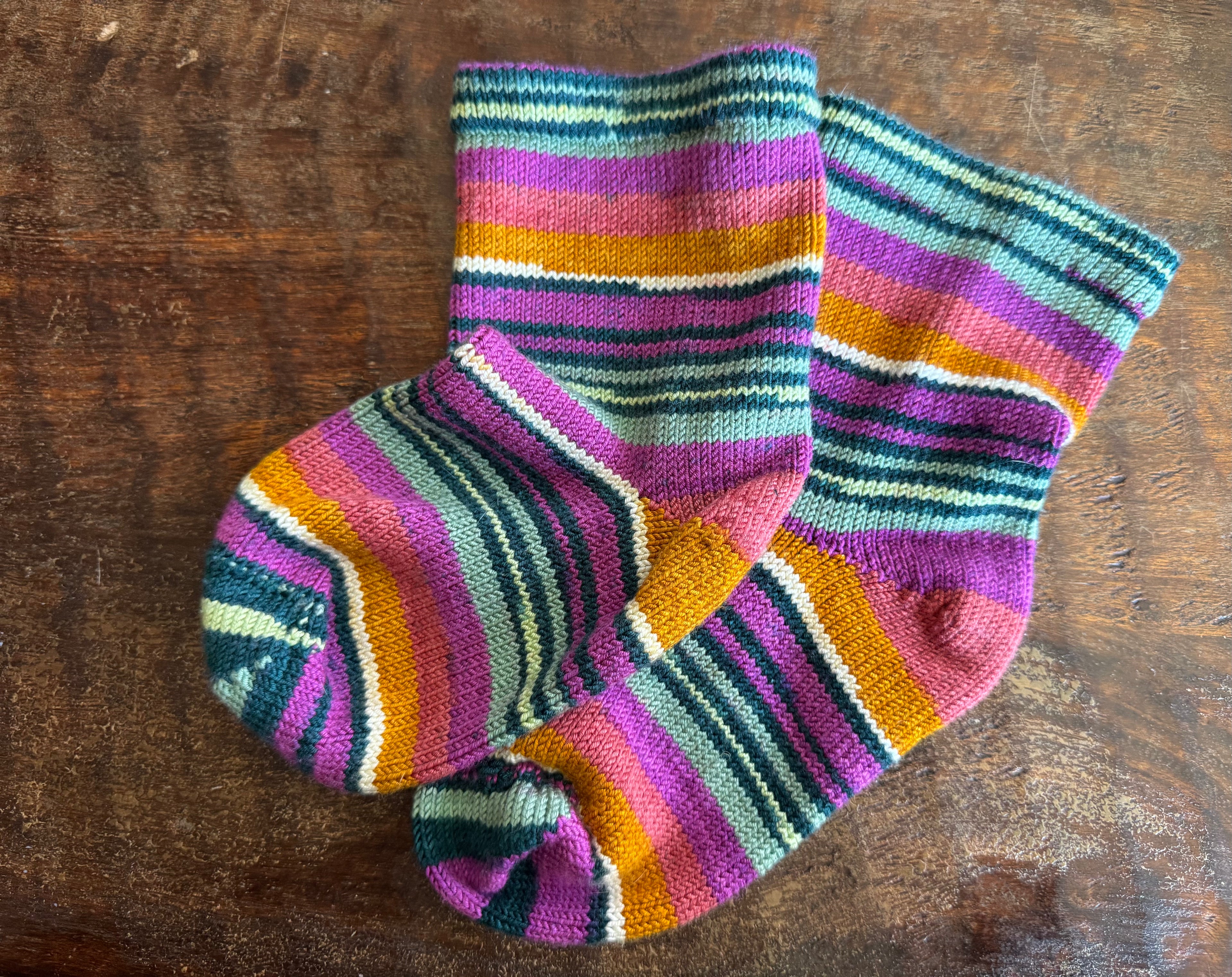 Cranked Knitted Socks