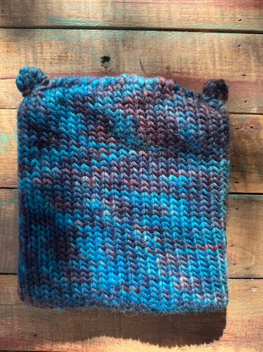 Double Knit Beanie-Bluecat