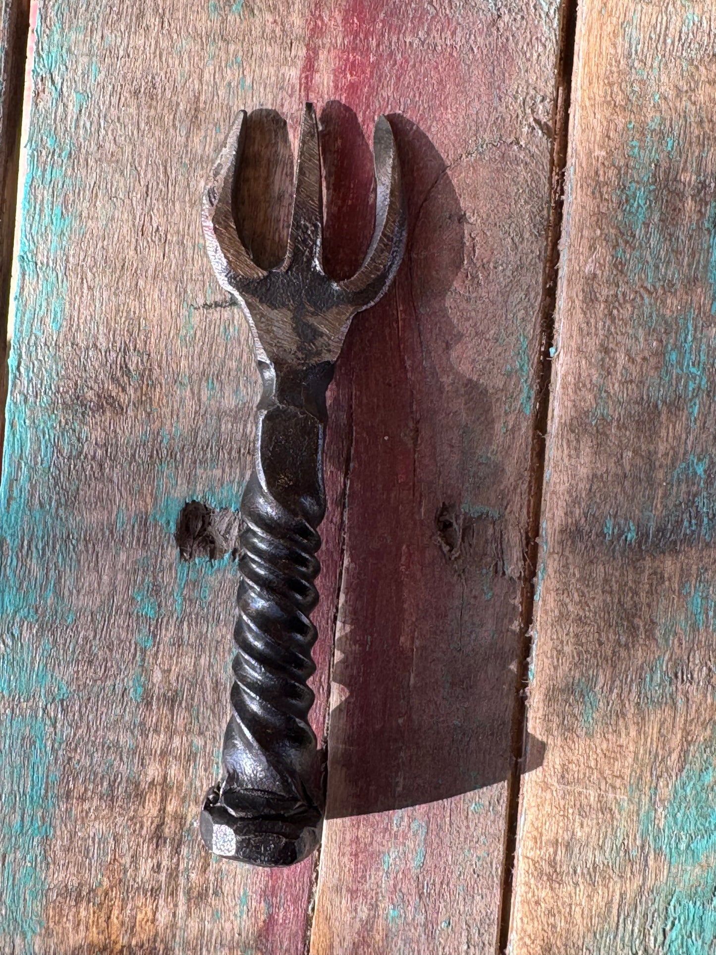 Hand Forged Weaving Fork