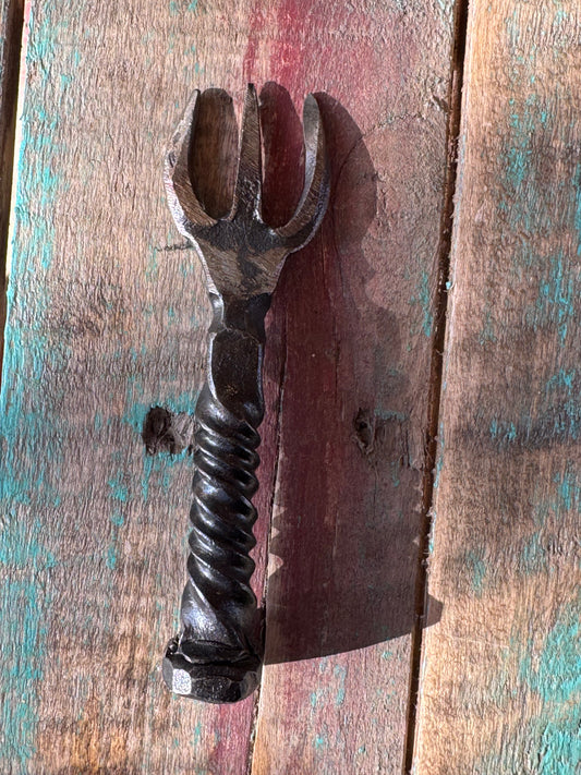 Hand Forged Weaving Fork