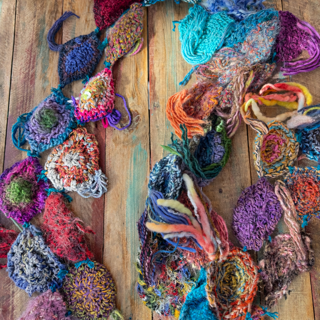 Crochet Scarf-YoYo