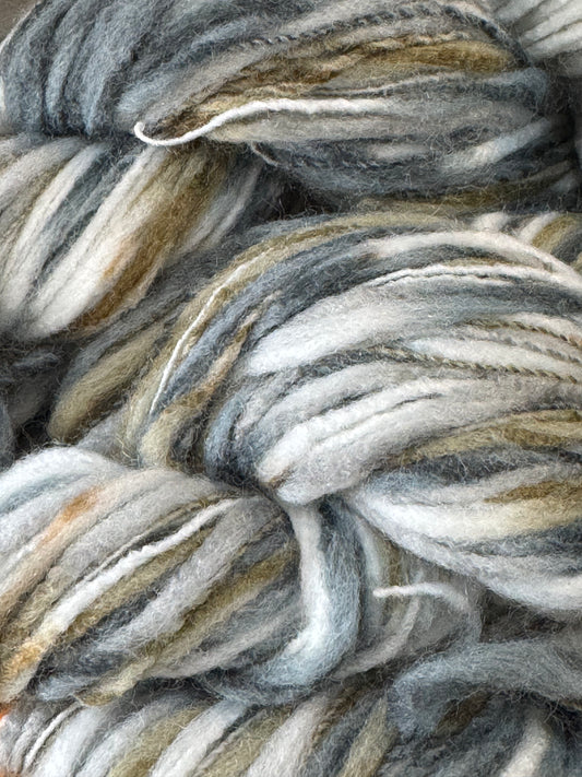 Worsted Thick Thin Merino Poly