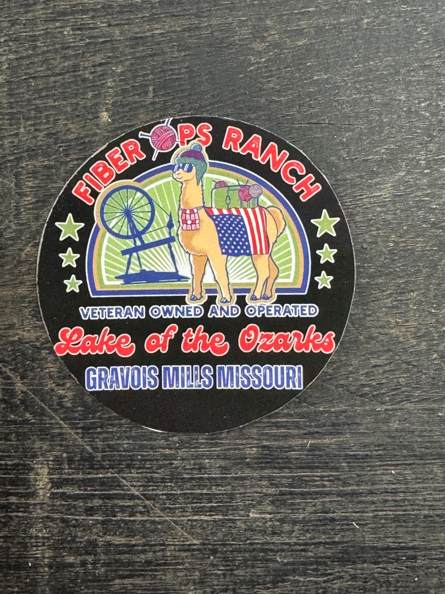 Fiber Ops Ranch Lake of the Ozarks Sticker
