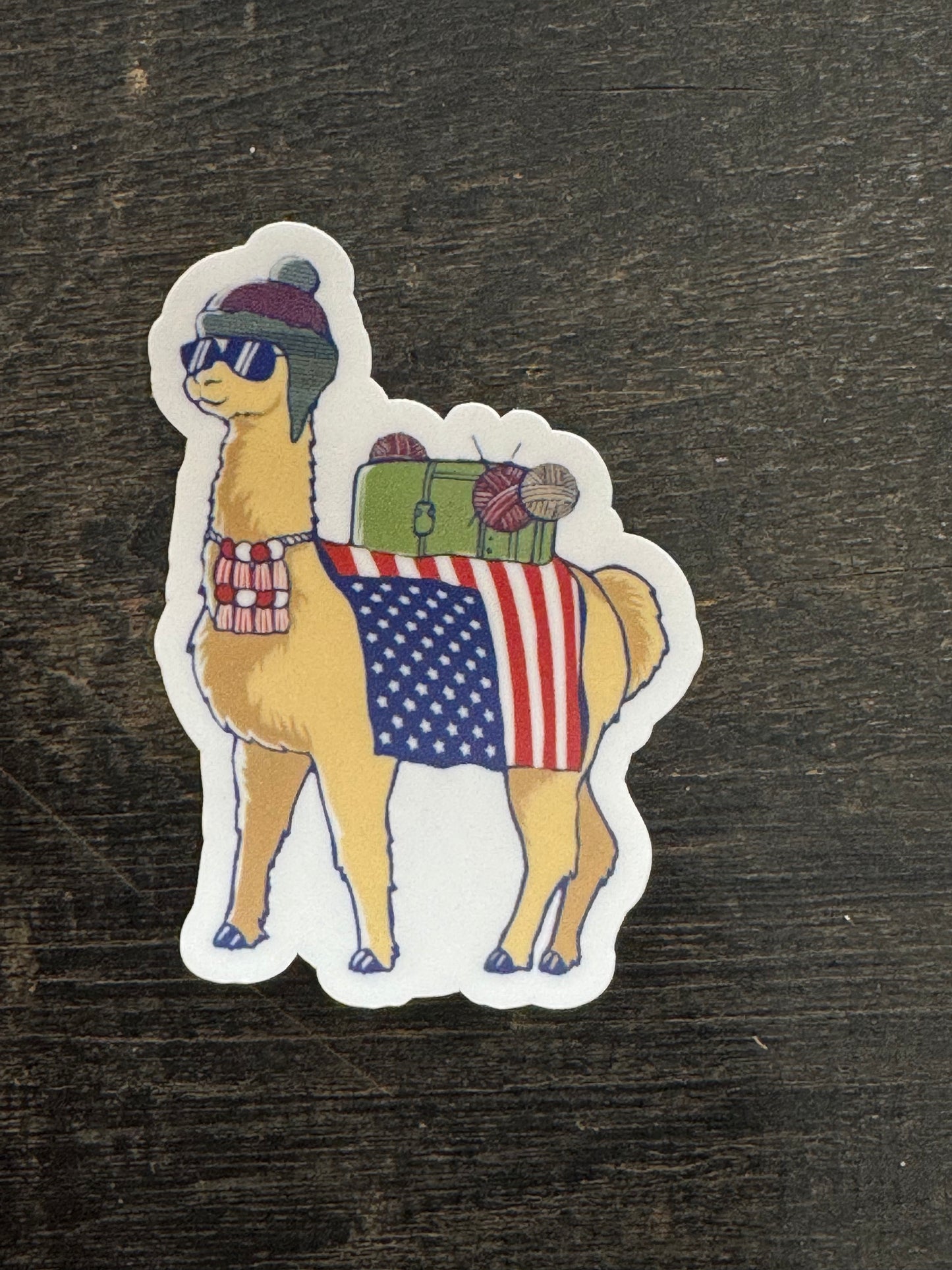 Fiber Ops Ranch Alpaca Sticker