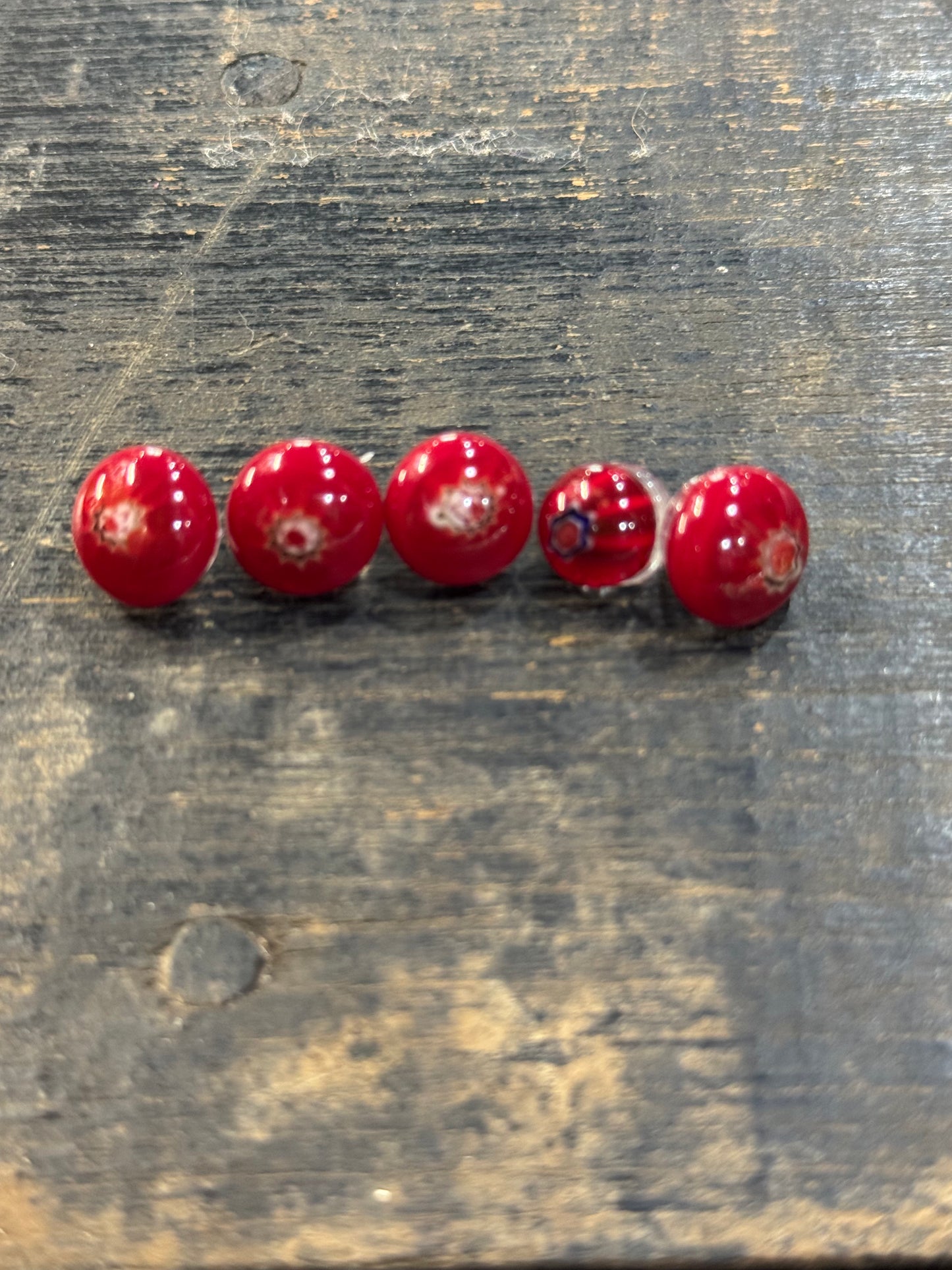 Recycled Fused Glass-Small Button