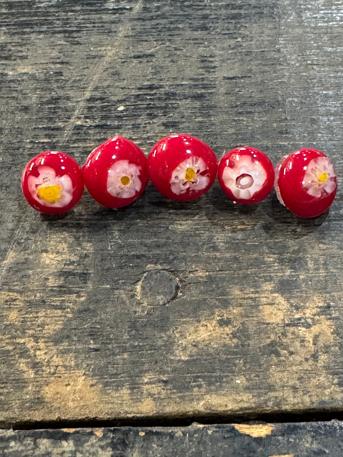 Recycled Fused Glass-Small Button