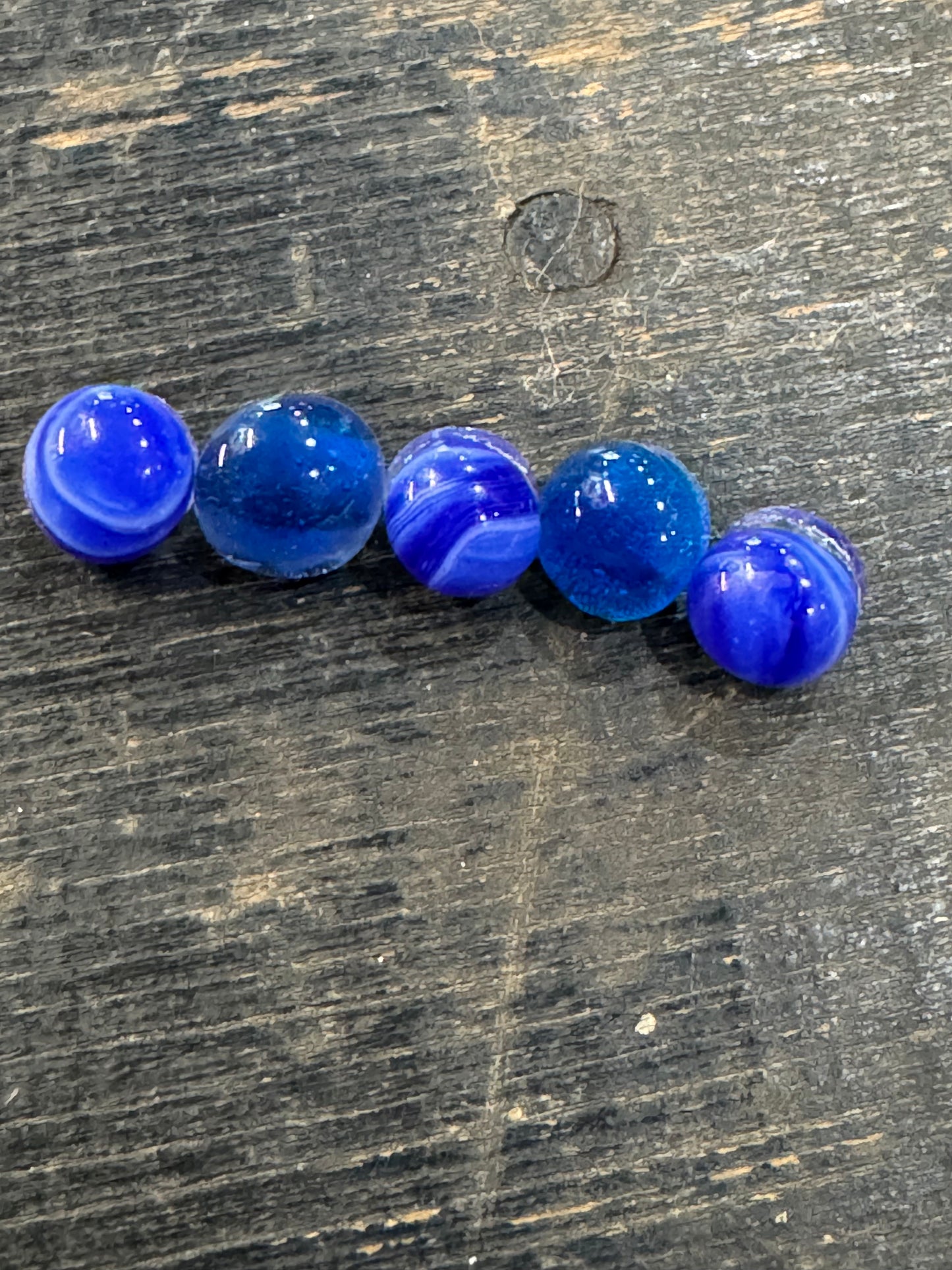Recycled Fused Glass-Small Button