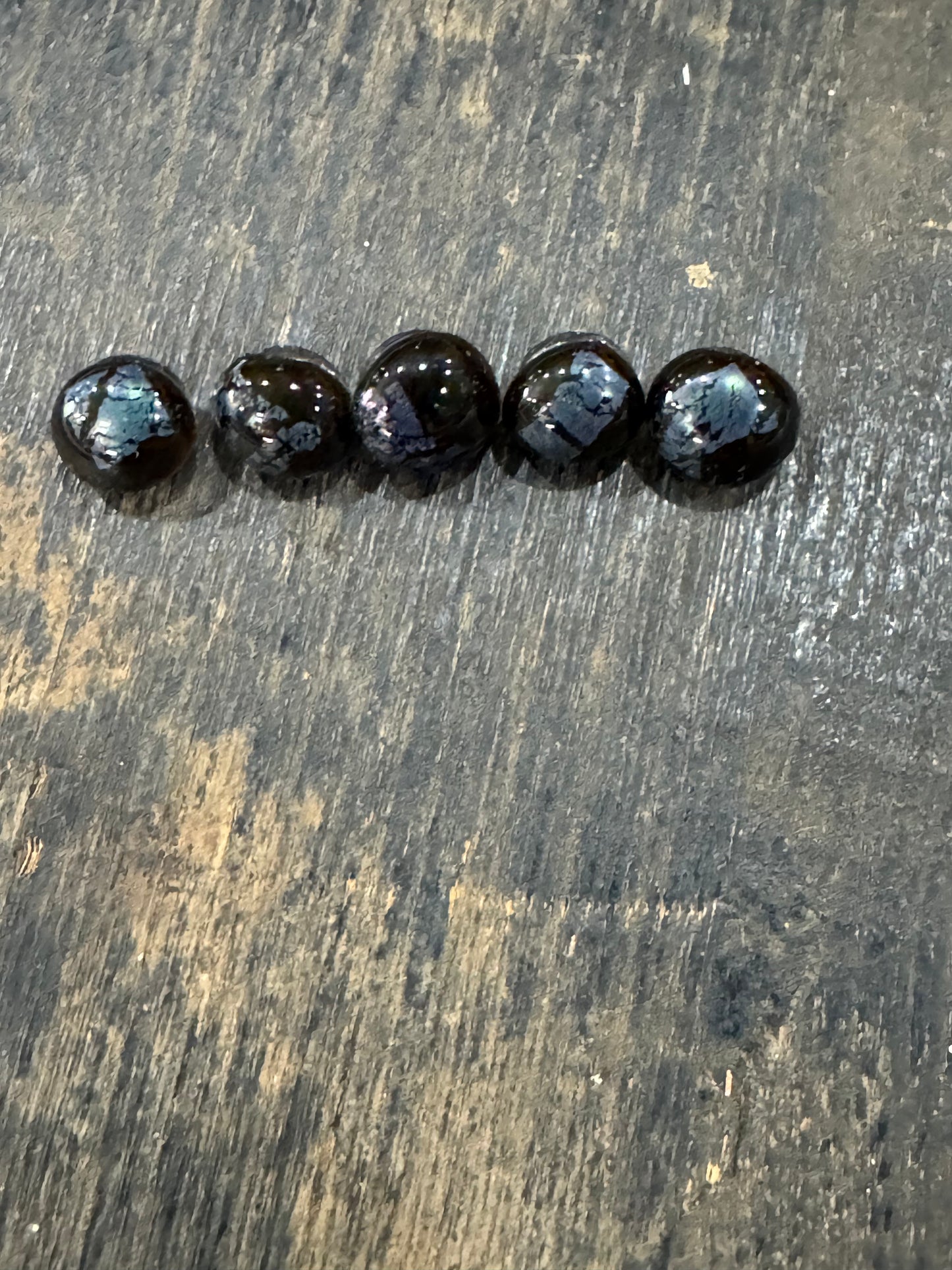 Recycled Fused Glass-Small Button