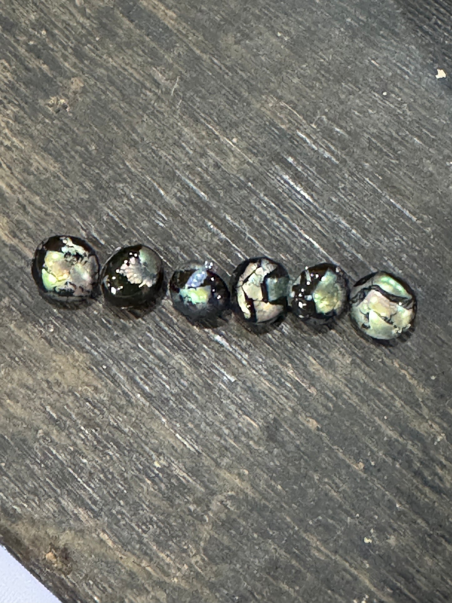 Recycled Fused Glass-Small Button