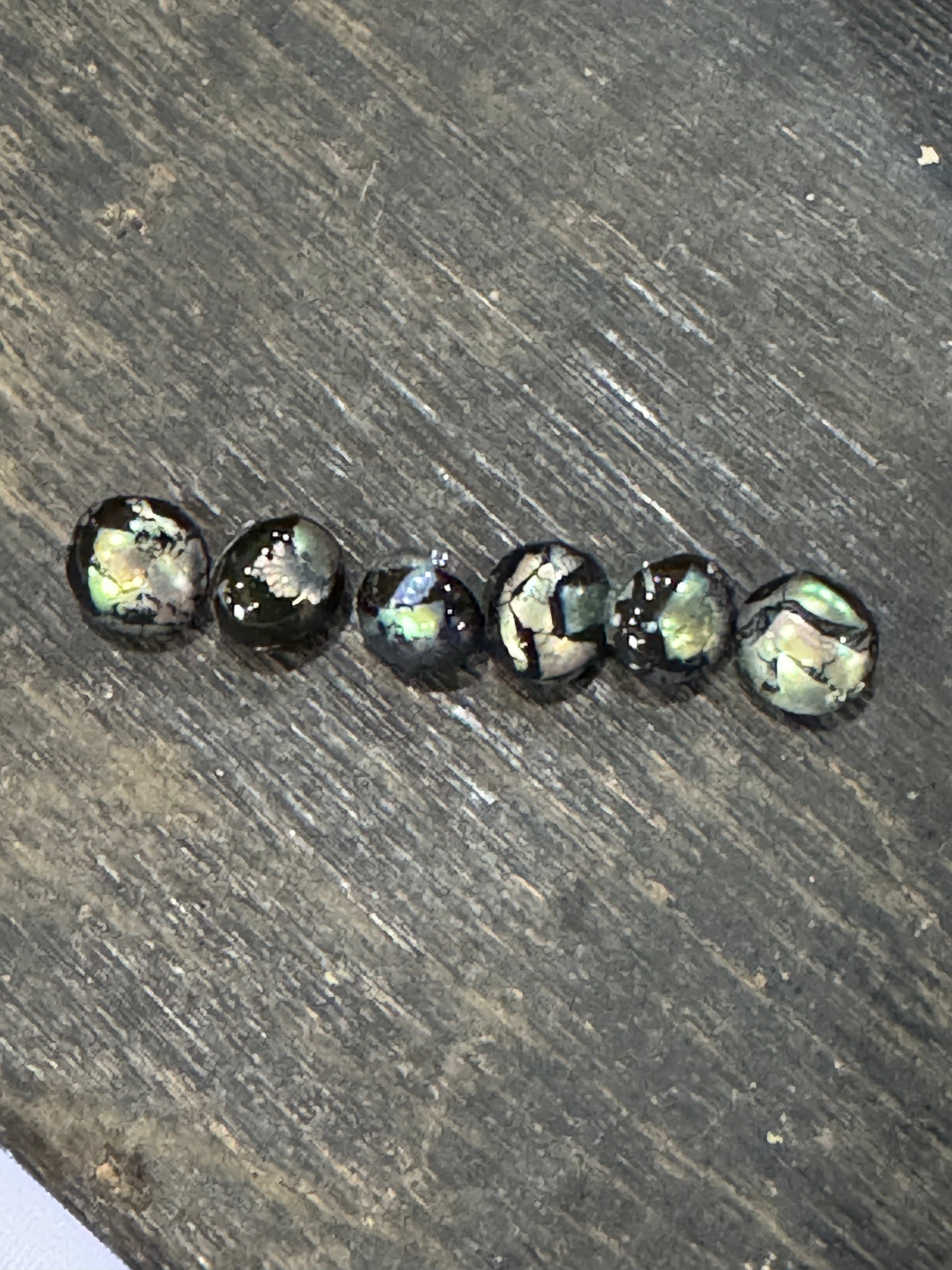 Recycled Fused Glass-Small Button