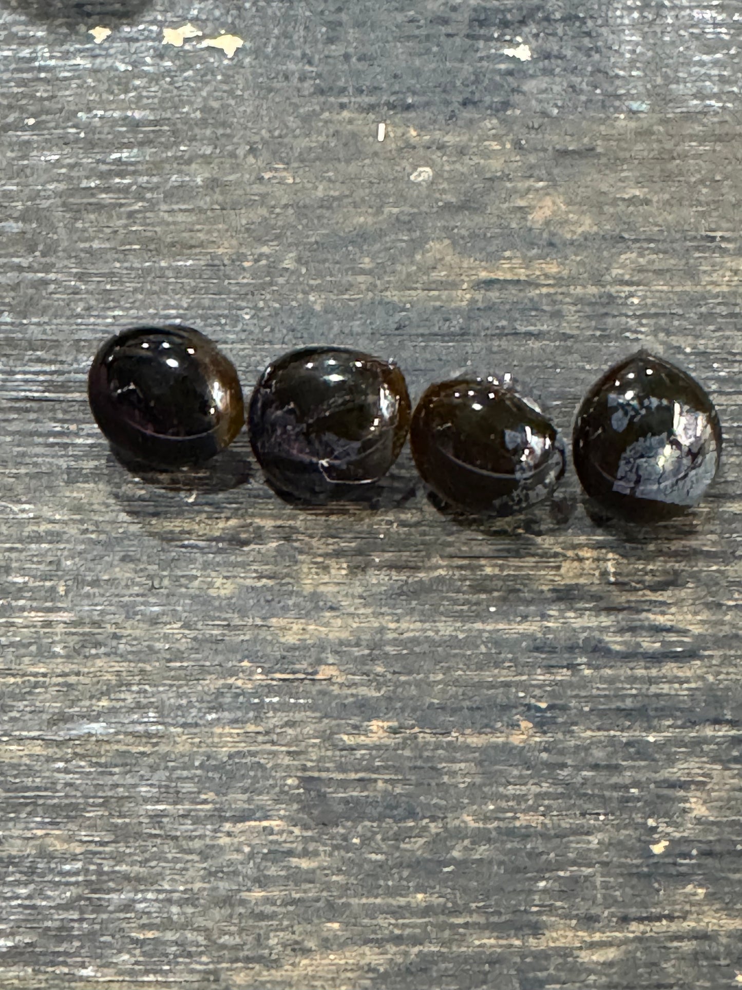 Recycled Fused Glass-Small Button