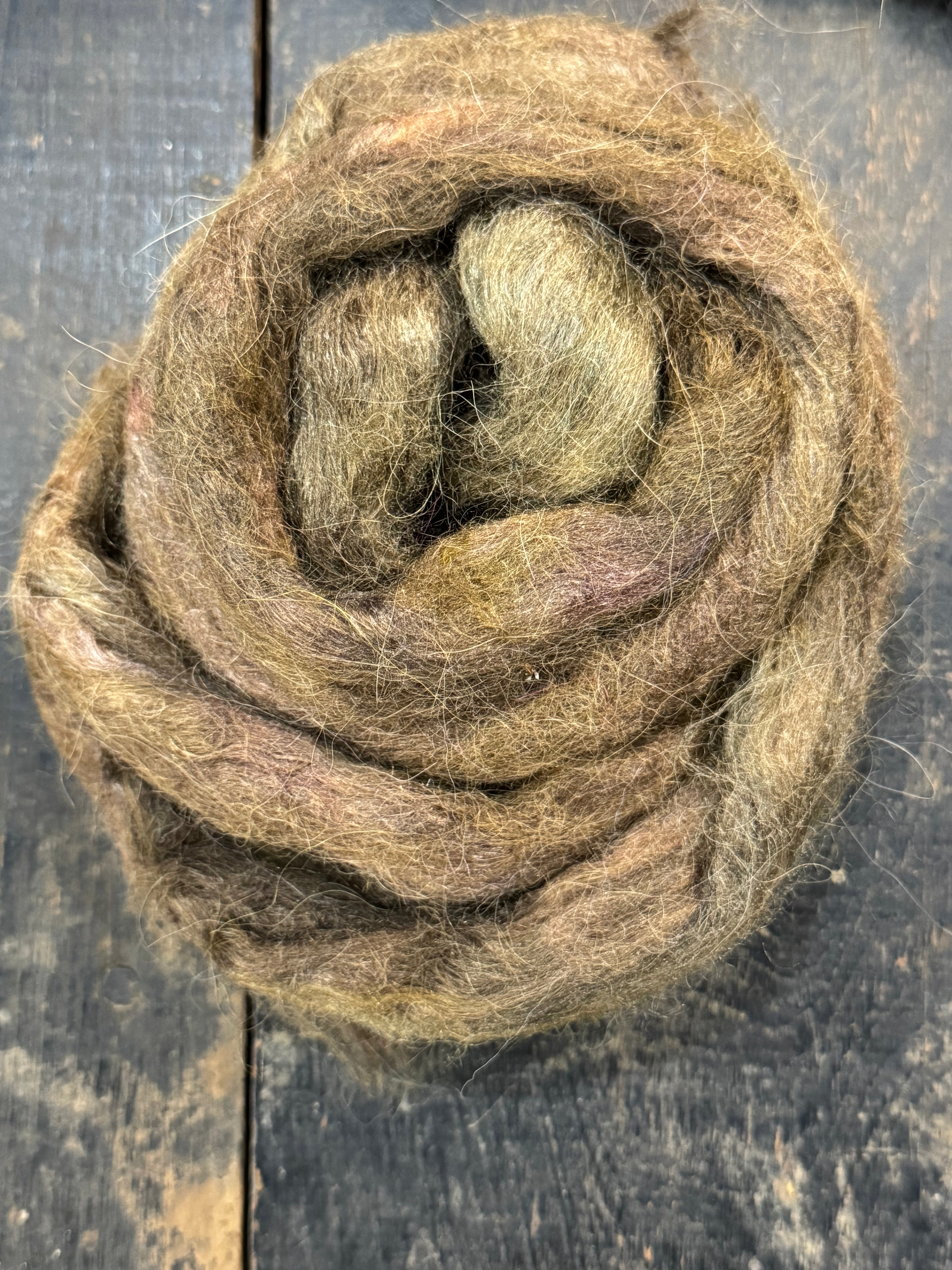 COMBED TOP ALPACA TUSSAH SILK