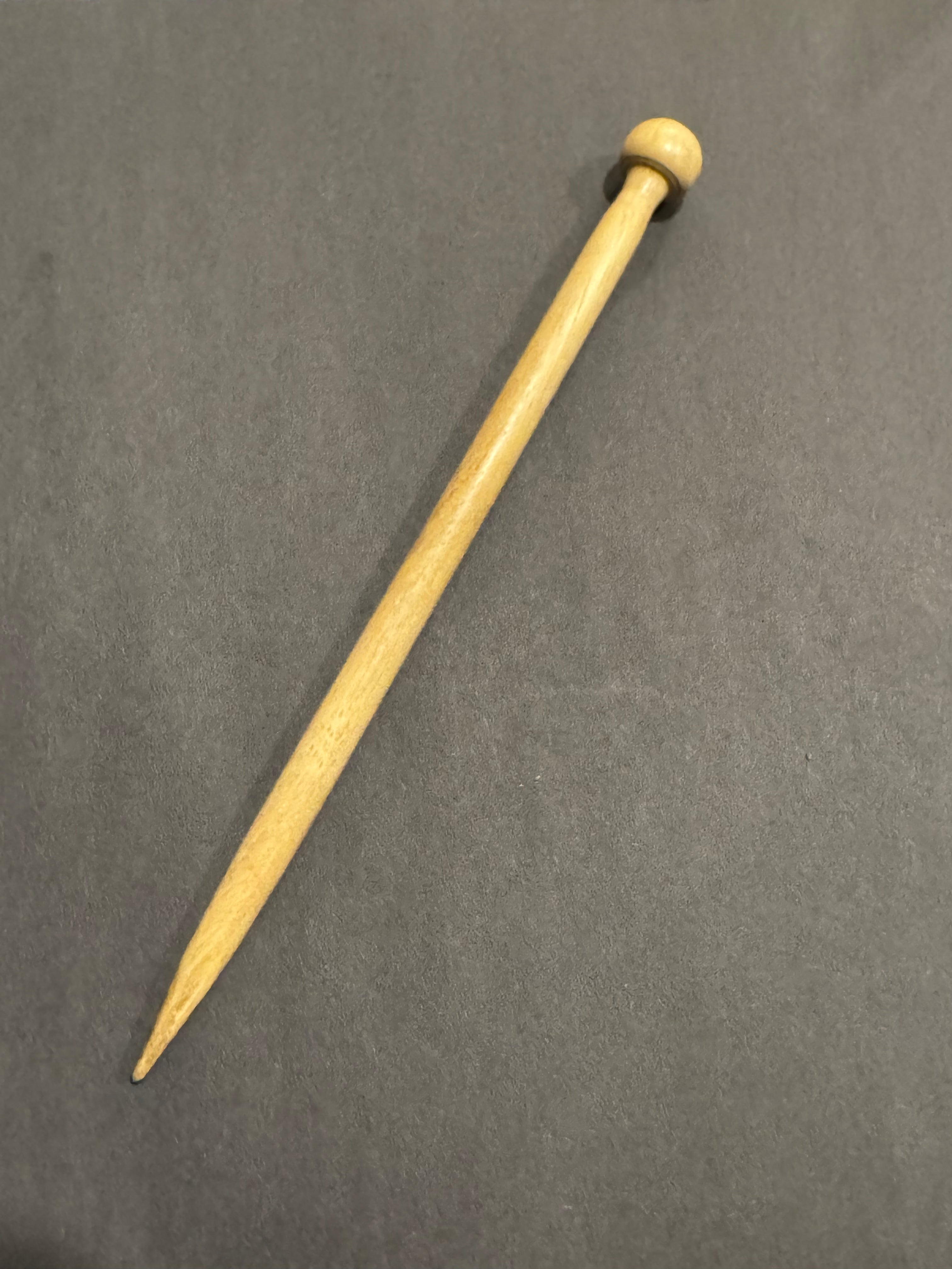 Hand Turned Hair Shawl Sticks
