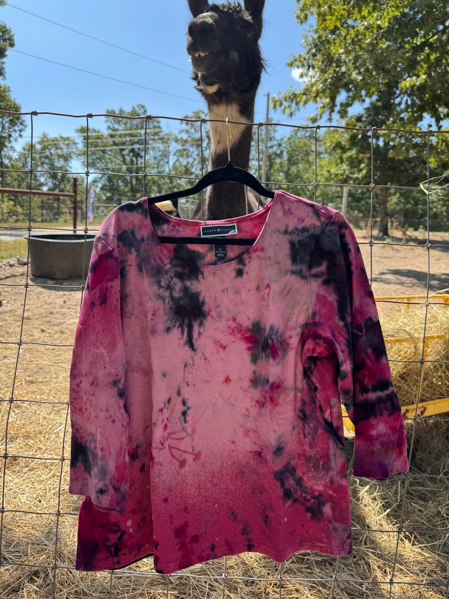 Long Sleeve Ice Dye Shirts