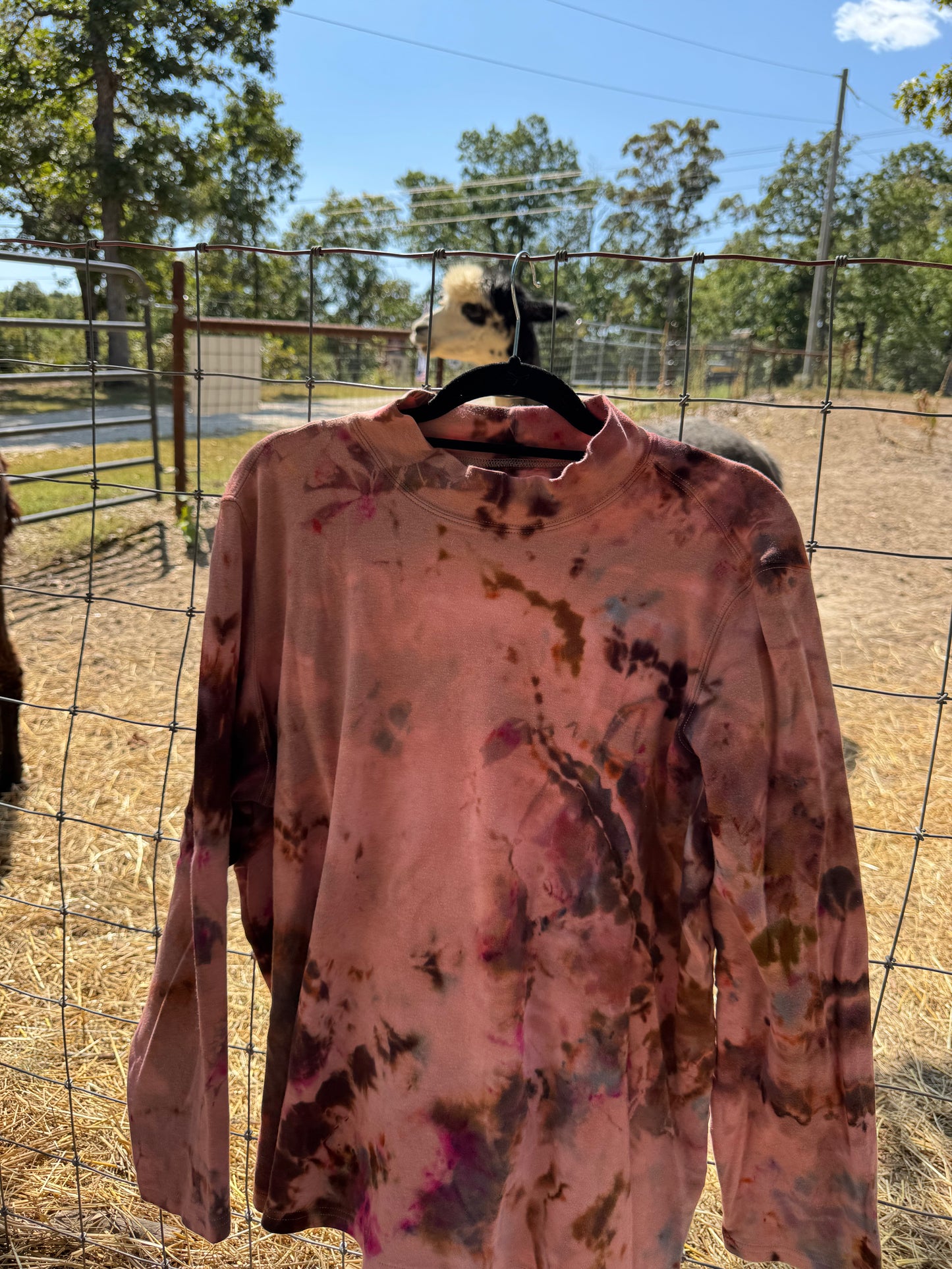 Long Sleeve Ice Dye Shirts