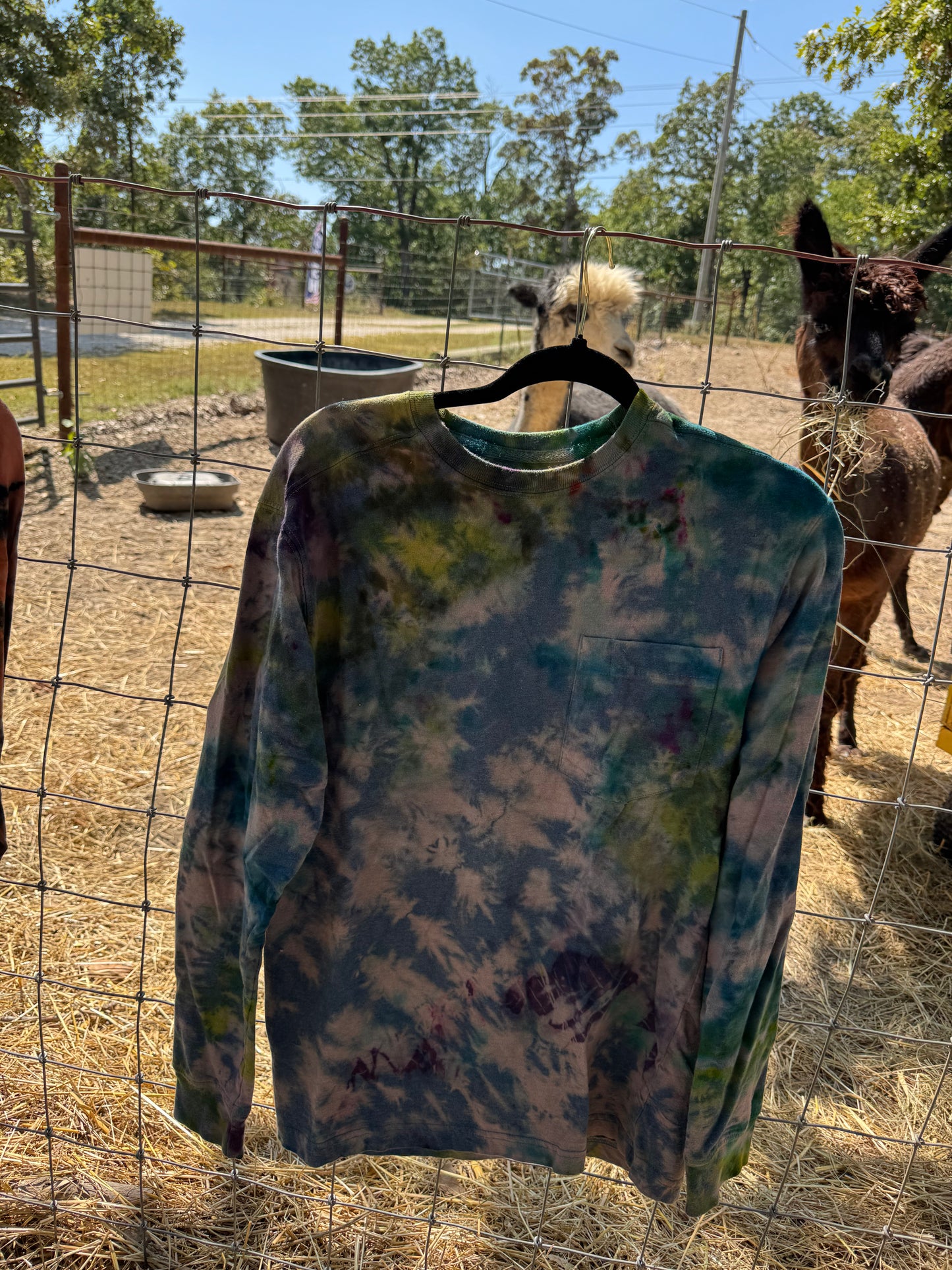 Long Sleeve Ice Dye Shirts