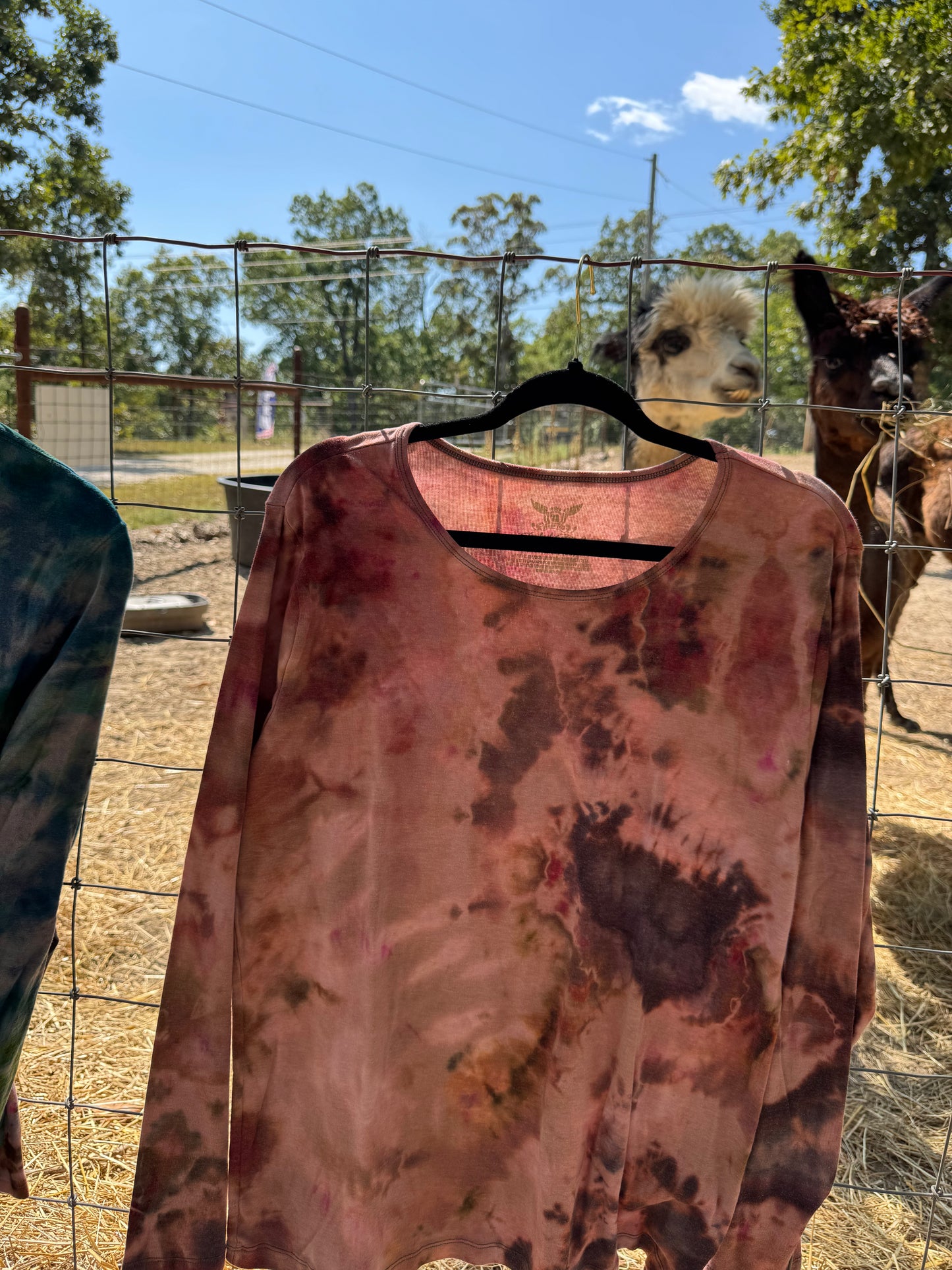 Long Sleeve Ice Dye Shirts