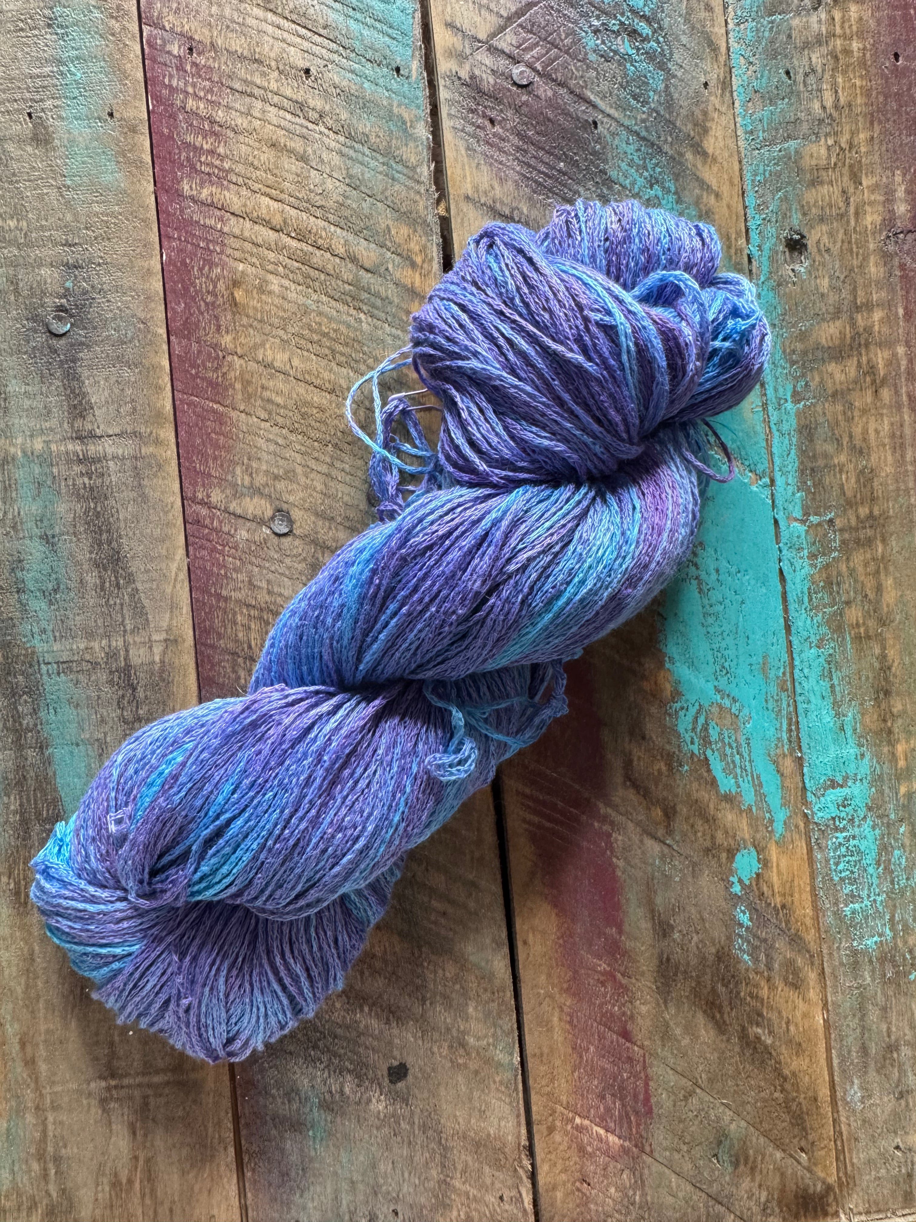 Fingering Linen Pima Cotton Lindy Chain Yarn
